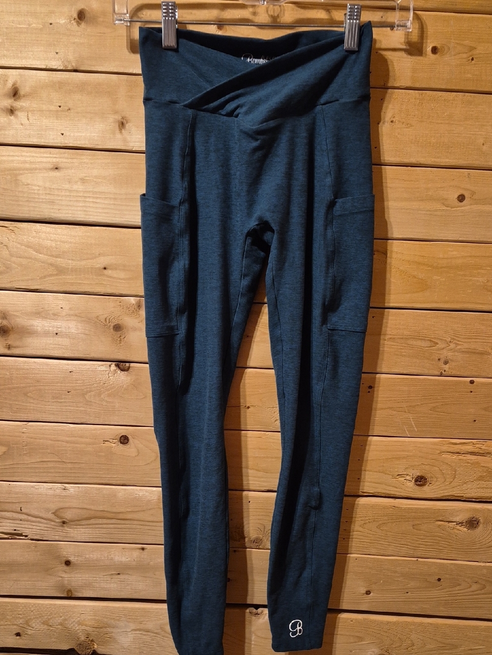 Womens Bombshell Sportswear Leggings Size Small Crossover Waist